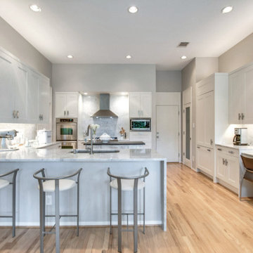 Monochromatic Modern Kitchen - Plano, TX