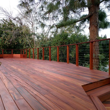 Tigerwood Hillside Deck, Pasadena