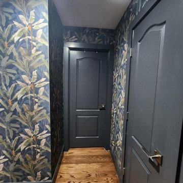 Wallpaper installation Hallway in San Marcos