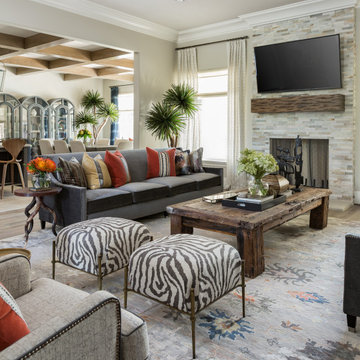 Afro-Inspired Living Space