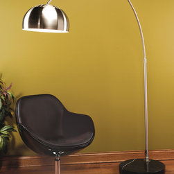 Arch Floor Lamp - Chrome / Marble - Floor Lamps