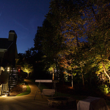 Johns Creek, GA House and Backyard Lighting Project