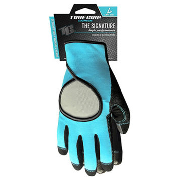 True Grip 9873-23 Women's Signature Pro Glove, Teal, Large