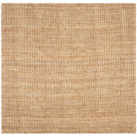 Safavieh Natural Fiber Nf447A Solid Color Rug, Natural, 10'0"x10'0" Square