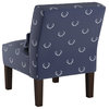 Joel Armless Chair, Antler Navy