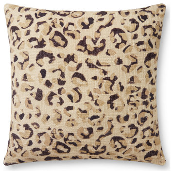 Loloi PLL0056 Ivory / Black 22" x 22" Cover Only Pillow