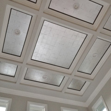 Metal Leafed Ceilings, Walls, Details