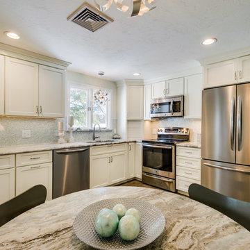 Icy White Kitchen