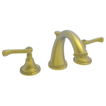Newport Brass 1020 Amisa Double Handle Widespread Lavatory Faucet - Satin Brass