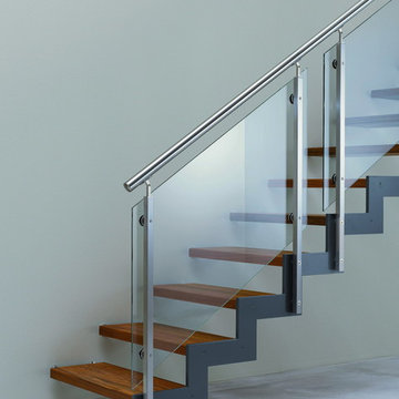 Escalier bois et métal FERRO