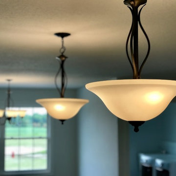 Geneseo New Construction Koch Painted White MSI Quartz Peppercorn White