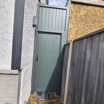 Garden House, gate and front door restoration in Wimbledon SW19