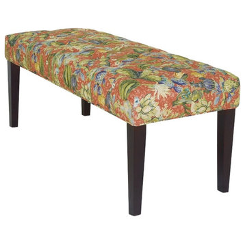 FurnitureR 41.5" Wide Tufted Upholstered Bench