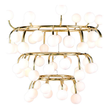 QZ0343 Elegant Orb Chandelier for Modern Living Rooms
