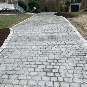 Rejuvenated Walkway and Driveway in Takoma Park Maryland