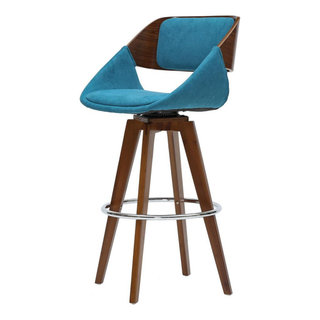 Cyprus Fabric Counter Stool - Contemporary - Bar Stools And Counter ...
