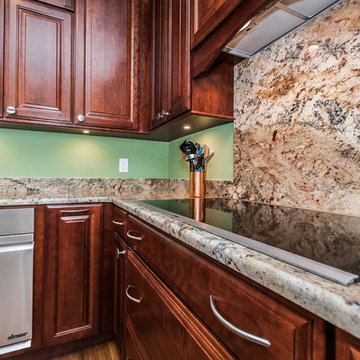 Newly Opened Up Kitchen