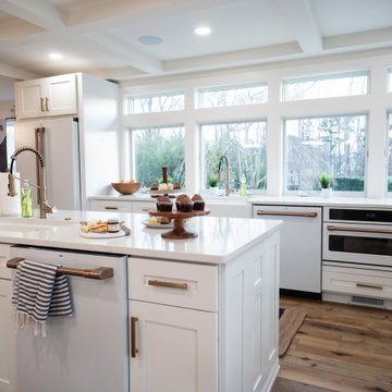 Kitchen expansion within existing footprint