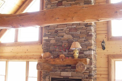 Inspiration for a timeless living room remodel in Other
