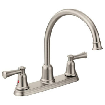 Moen 41611CSL 1.5 GPM Double Handle Widespread Kitchen Faucet