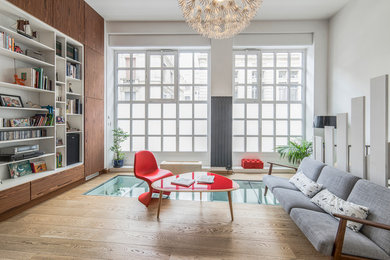 Exemple d'un salon tendance.