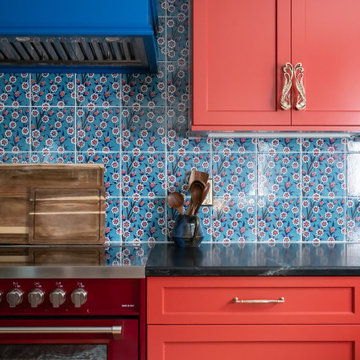 Turkish Tea Room Inspired Colorful Kitchen