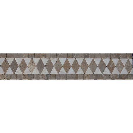 Mosaic Border - Diamond Shaped Pattern