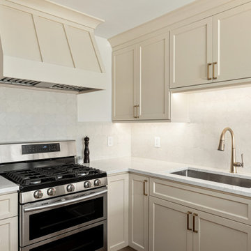 McLean Commons Transitional Kitchen and Bathroom Remodel