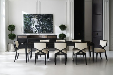 Inspiration for a transitional dining room remodel in Toronto