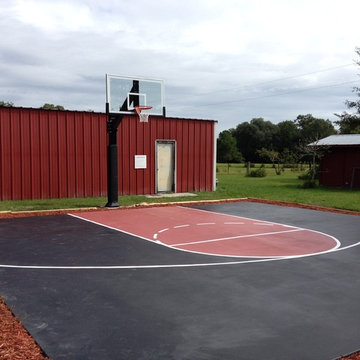 James M's Hercules Diamond Basketball System on a 25x25 in Lake City, FL