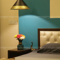 A classical Indian Contemporary 3 BHK Home Interiors - Home Electronics