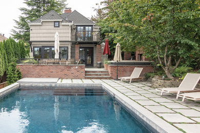 Example of a trendy pool design in Seattle
