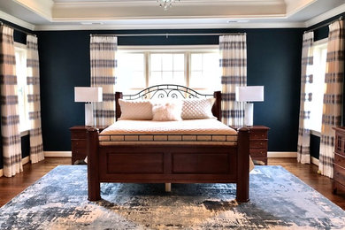 Example of a transitional bedroom design in DC Metro
