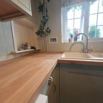 Pistachio Green Small Kitchen