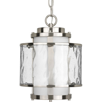1-Light Hanging Lantern, Brushed Nickel