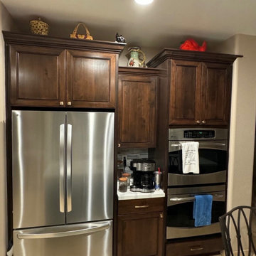 Stain and Paint Kitchen Reface