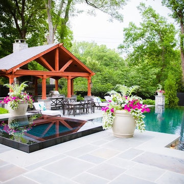 Perimeter Overflow Pool and Spa