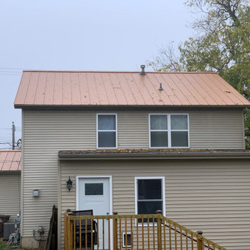 Copper Penny Standing Seam