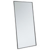 Elegant MR43672BK Metal Frame Rectangle Mirror 36", Black