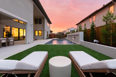 Trendy pool photo in Other