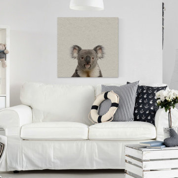 "Playful Koala" Painting Print on Wrapped Canvas