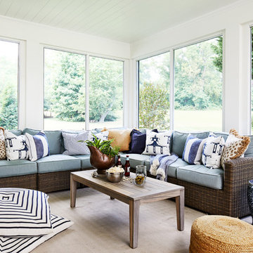 Beach Style Sunroom