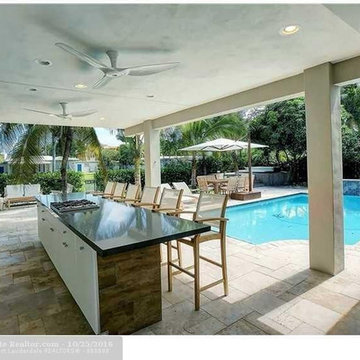 Summer Room and Outdoor Kitchen Addition, Las Olas Waterfront, Ft. Lauderdale