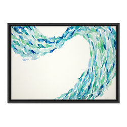 Ready2hangart, Inc. - Flow Framed Canvas Wall Art by Norman Wyatt Jr. - Prints And Posters