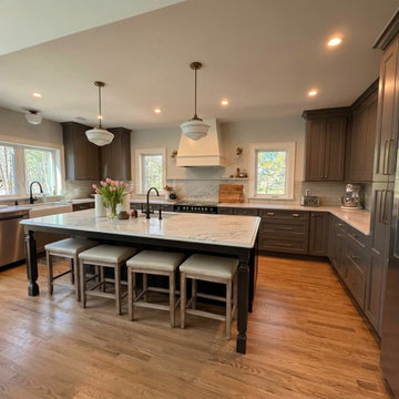 Kitchen Overview | Two-Level Addition Allendale NJ