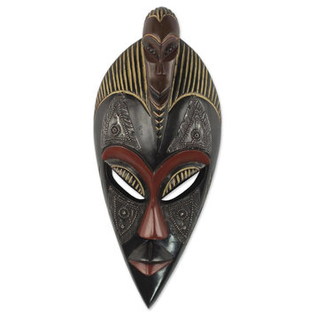 Good Thing African Wood Mask, Ghana