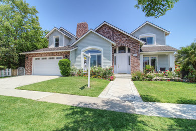 Trendy exterior home photo in Orange County