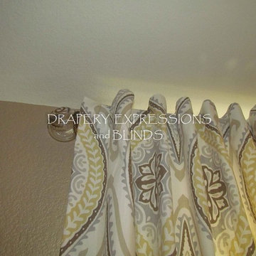 Back-tab Drapery Panels