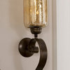 Joselyn Bronze Candle Wall Sconce