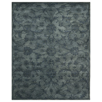 Safavieh Antiquity Collection AT824 Rug, Gray/Multi, 9'x12'
